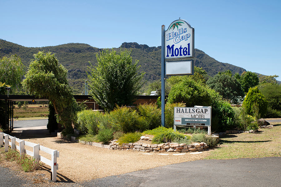Front view of Motel